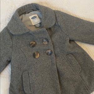 Gray pea coat